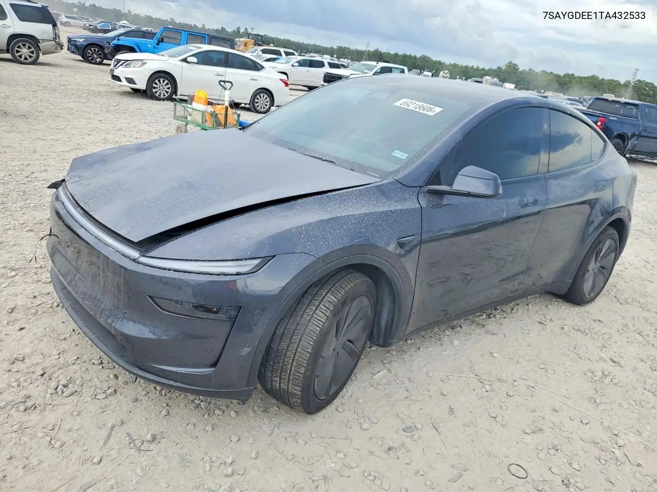 TESLA MODEL Y 2026, VIN 7SAYGDEE1TA432533
