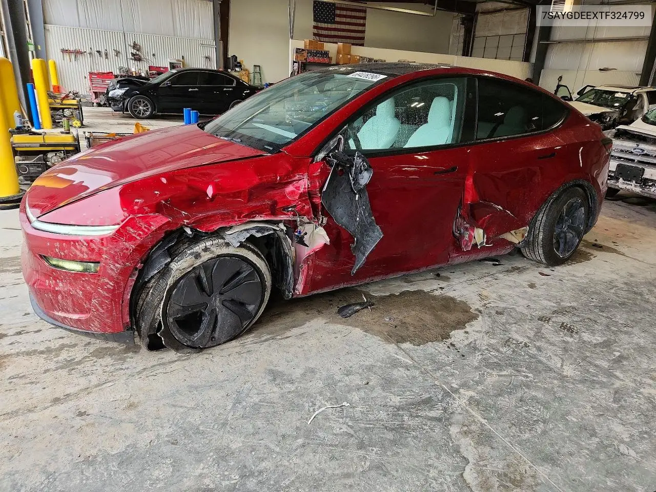 TESLA MODEL Y 2026, VIN 7SAYGDEEXTF324799
