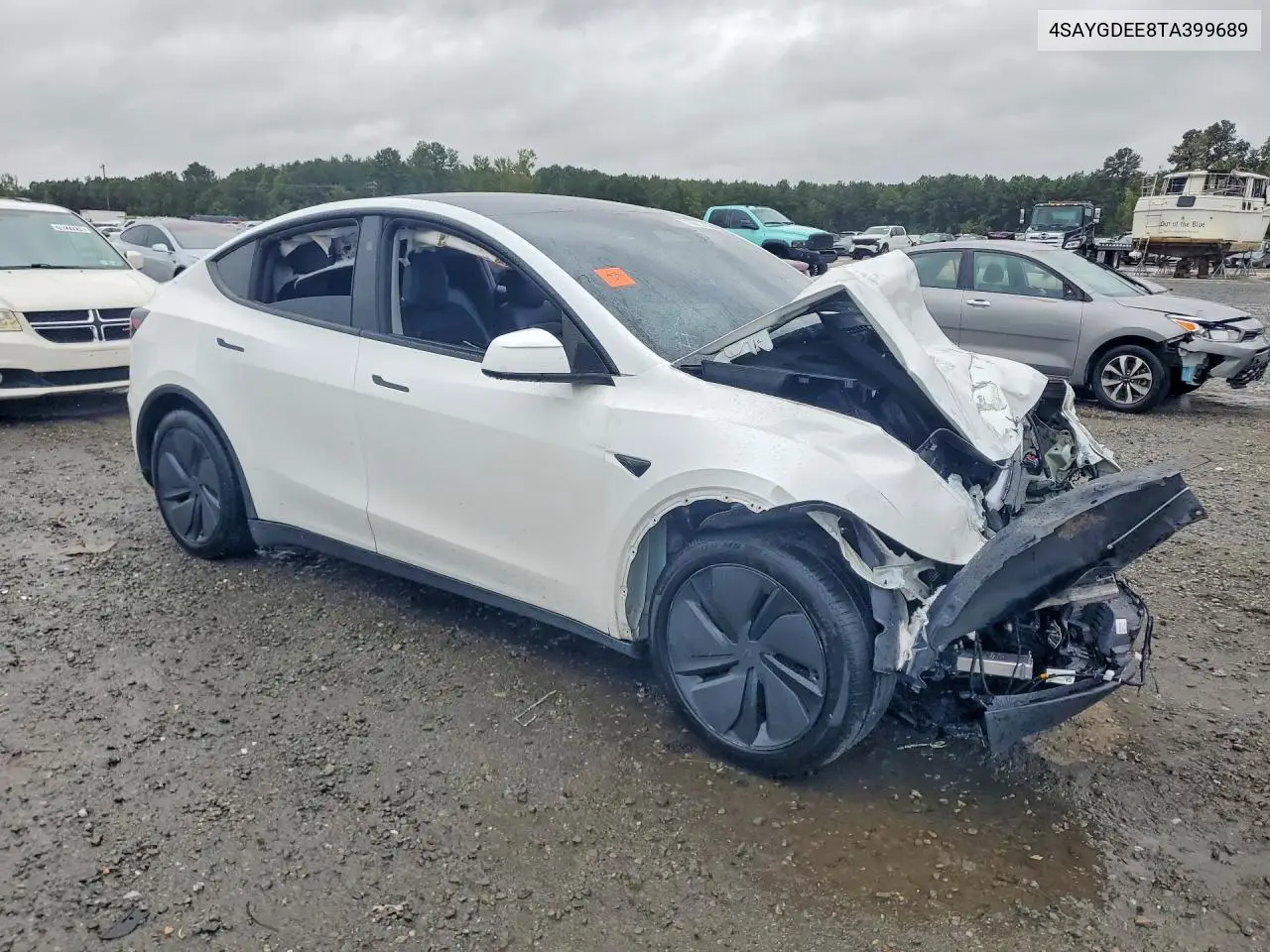 2026 TESLA MODEL Y VIN 7SAYGDEE8TA399689 — фото 4