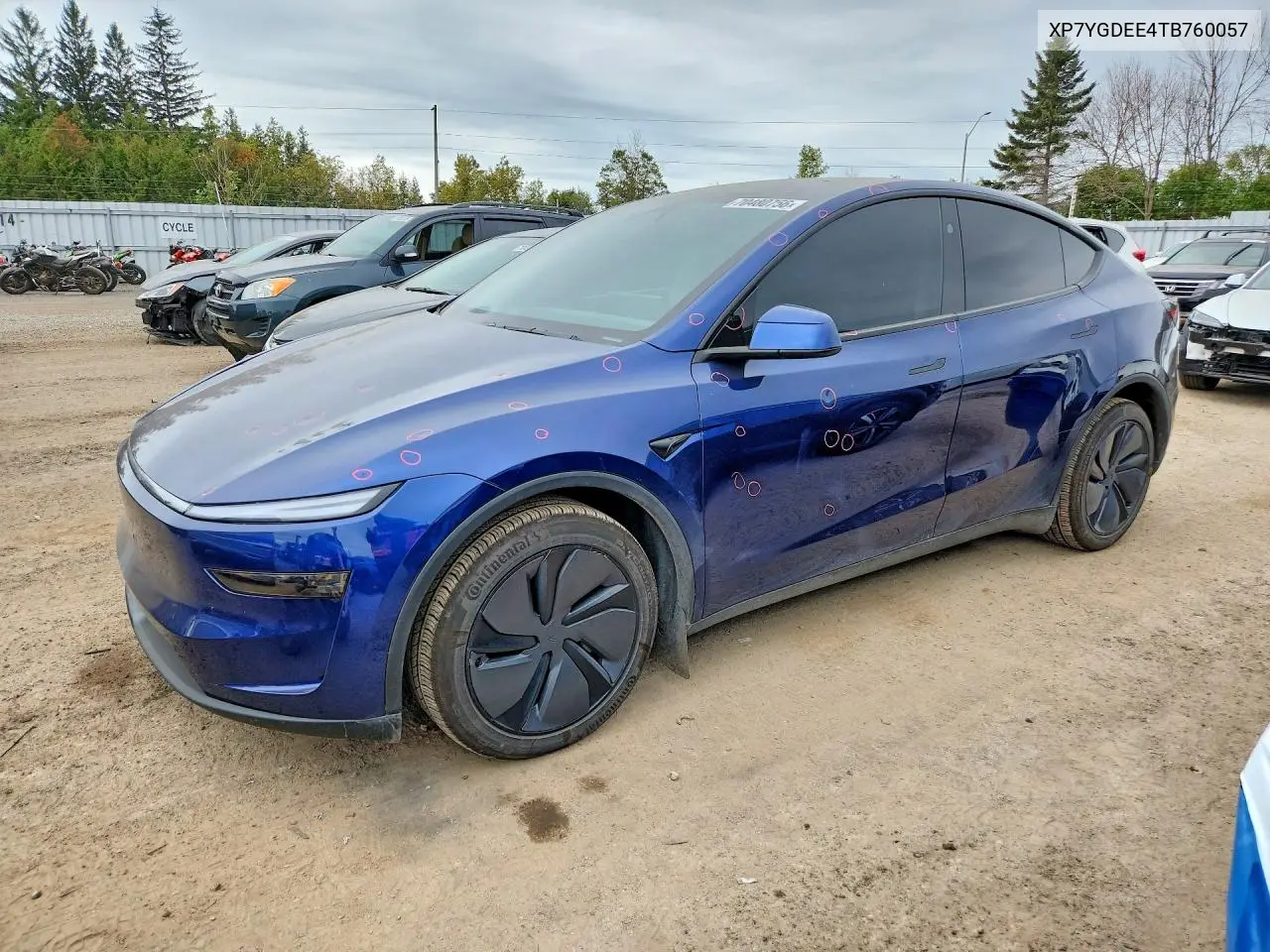 TESLA MODEL Y 2026, VIN XP7YGDEE4TB760057