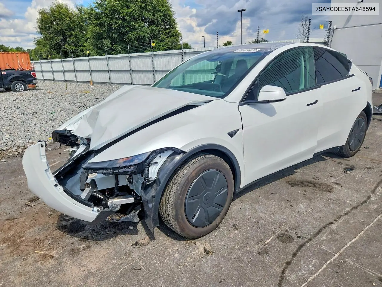 TESLA MODEL Y 2026, VIN 7SAYGDEE5TA648594