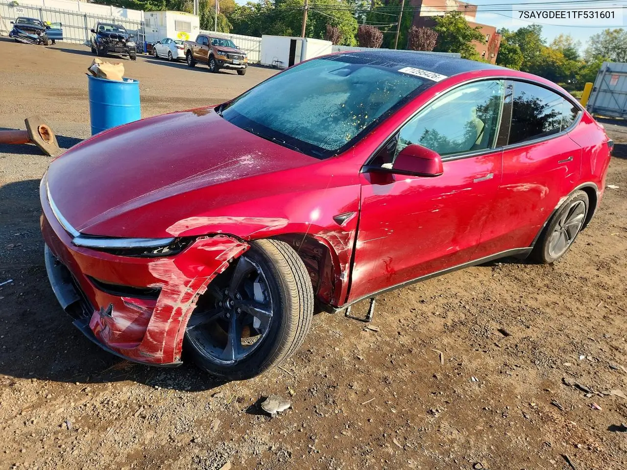 TESLA MODEL Y 2026, VIN 7SAYGDEE1TF531601