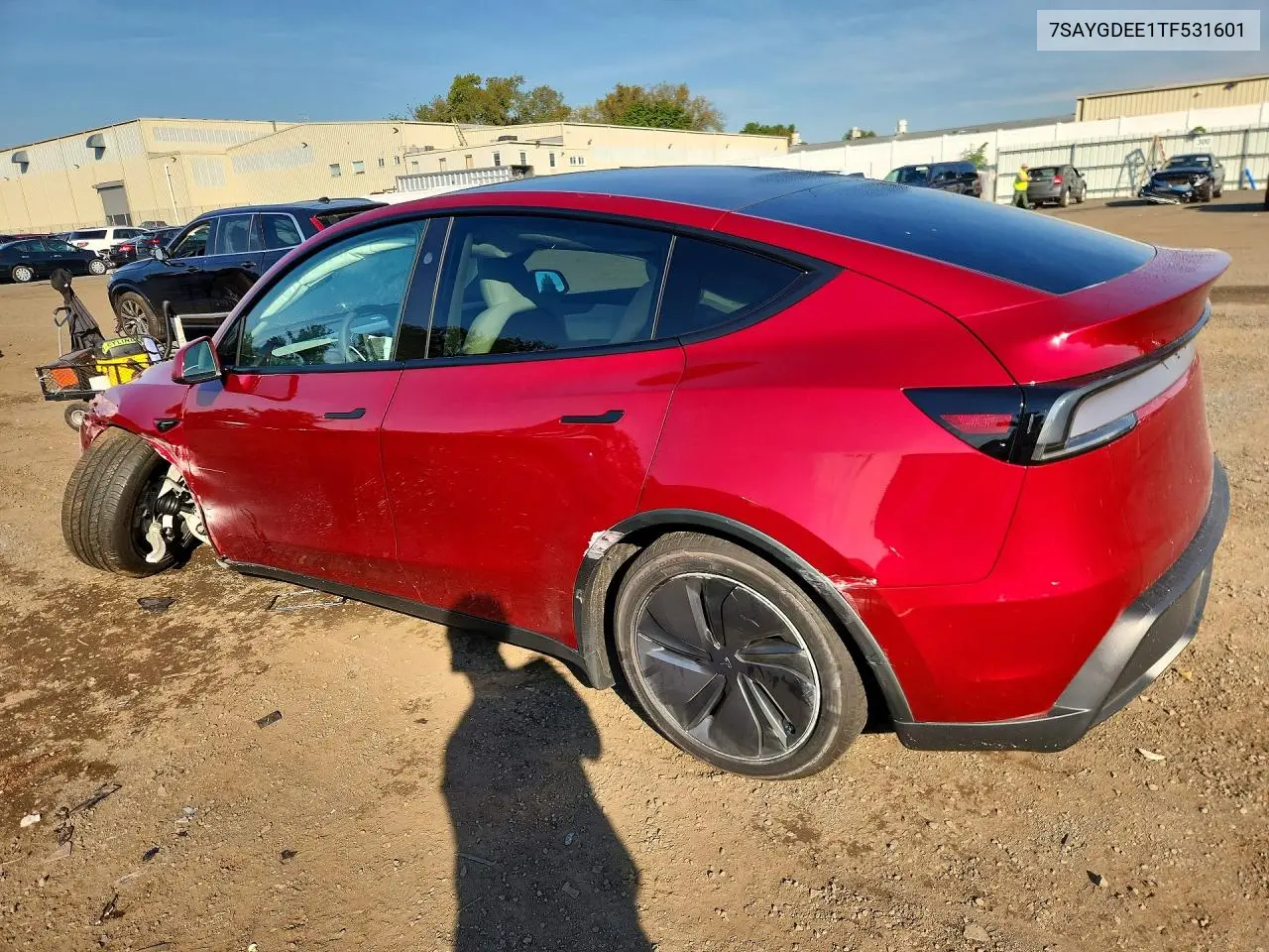 2026 TESLA MODEL Y VIN 7SAYGDEE1TF531601 — фото 2