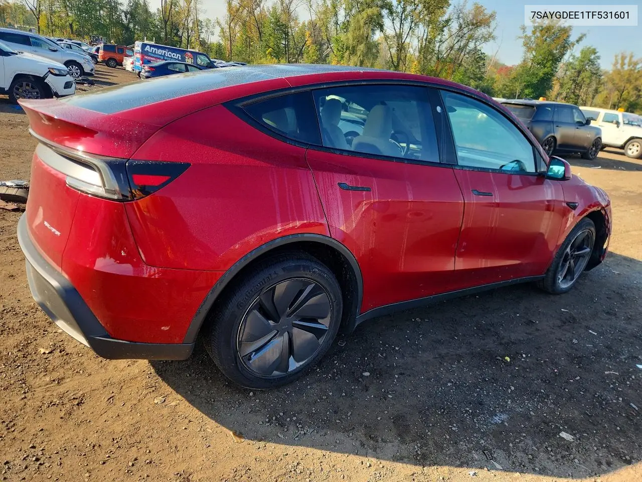 2026 TESLA MODEL Y VIN 7SAYGDEE1TF531601 — фото 3