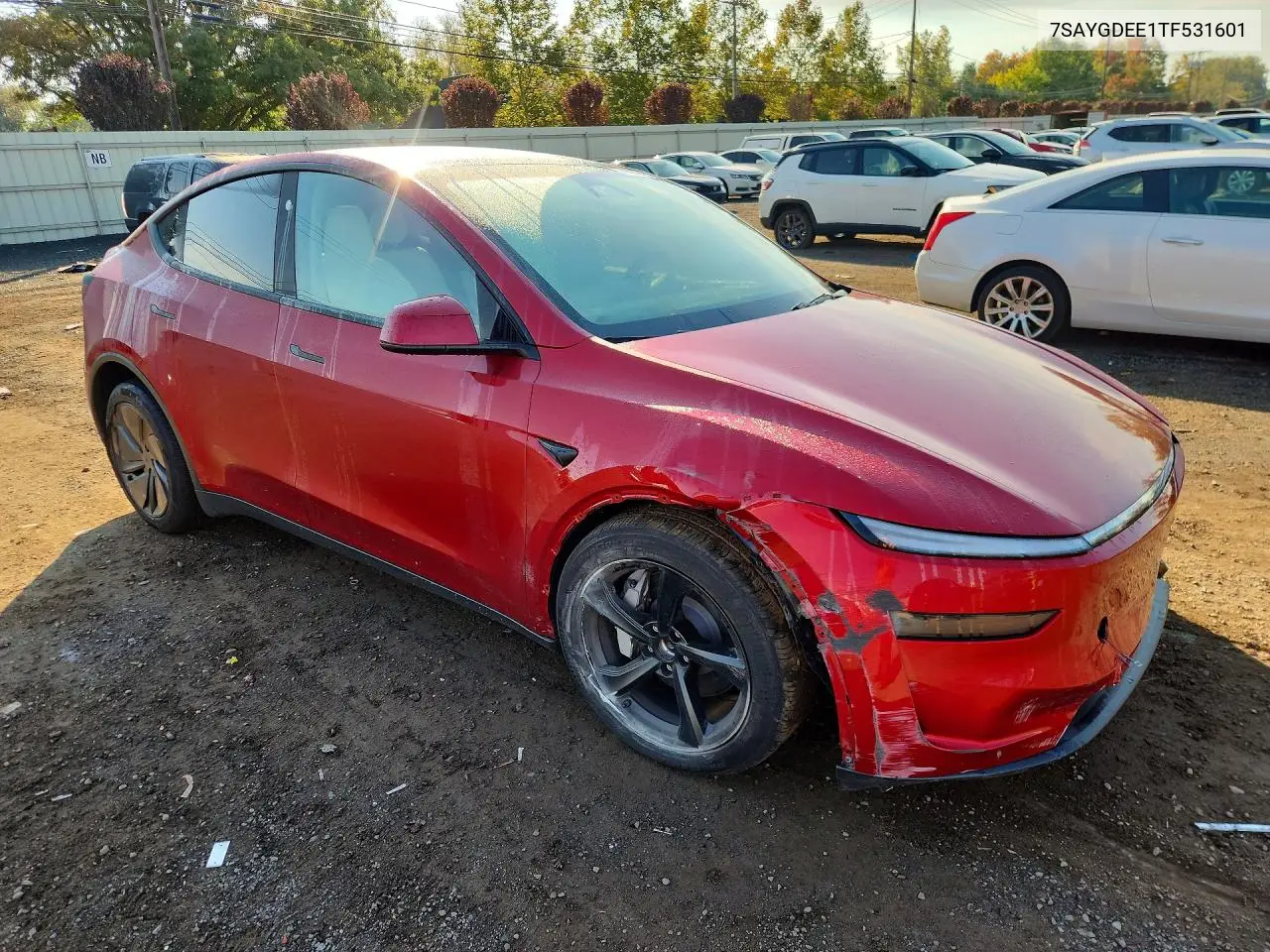 2026 TESLA MODEL Y VIN 7SAYGDEE1TF531601 — фото 4