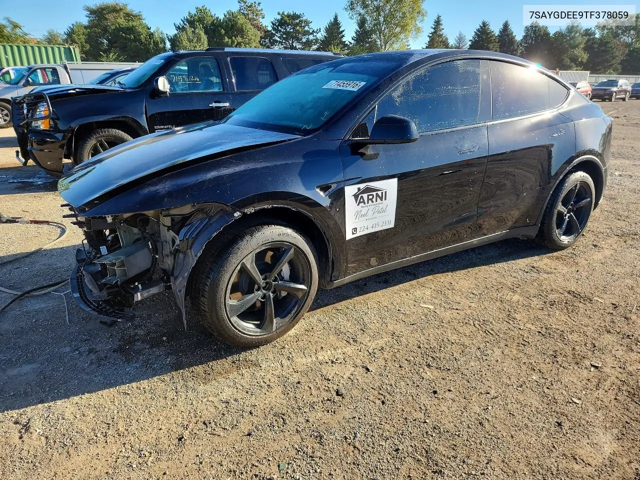 TESLA MODEL Y 2026, VIN 7SAYGDEE9TF378059