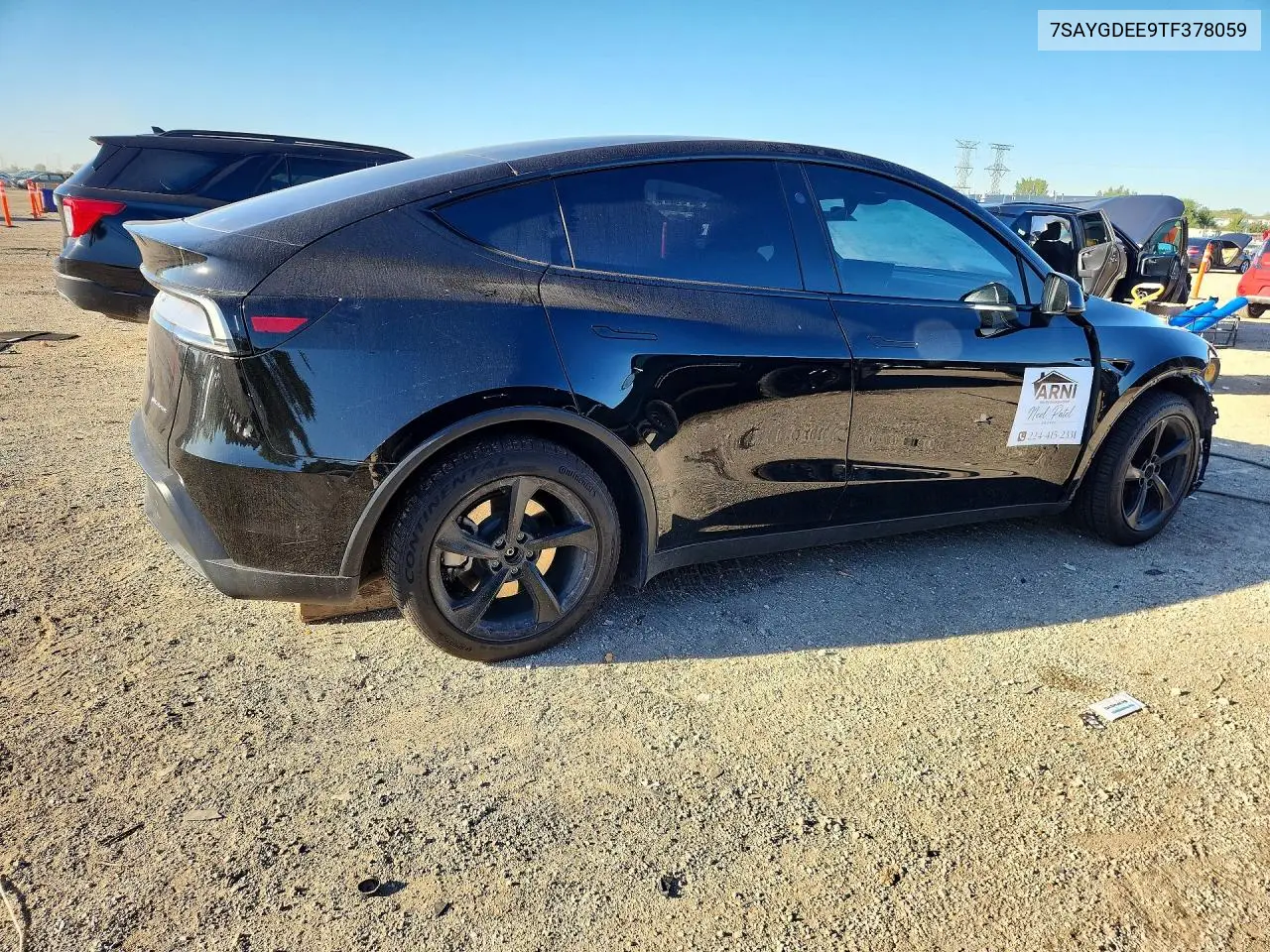 2026 TESLA MODEL Y VIN 7SAYGDEE9TF378059 — фото 3