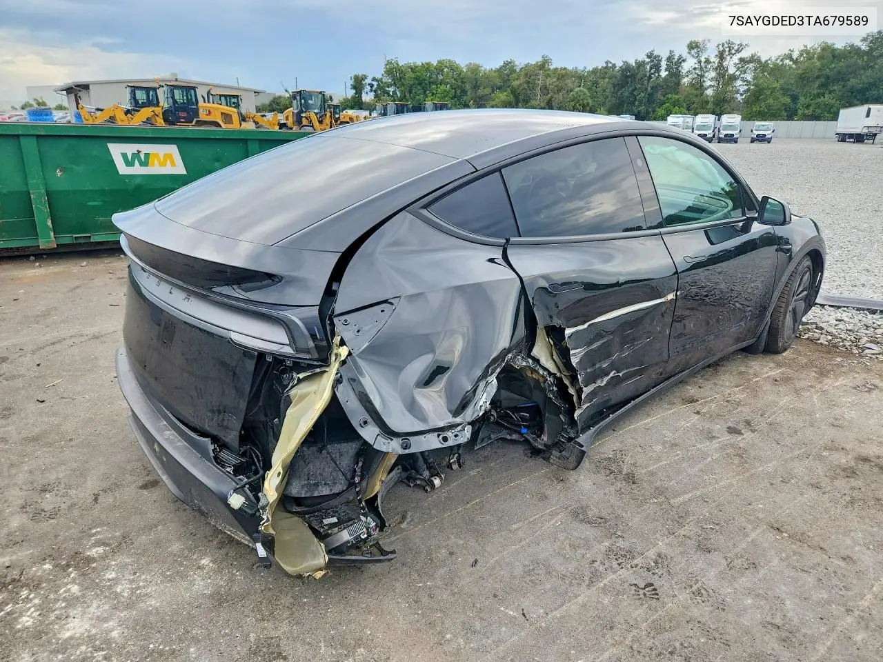 2026 TESLA MODEL Y VIN 7SAYGDED3TA679589 — фото 3