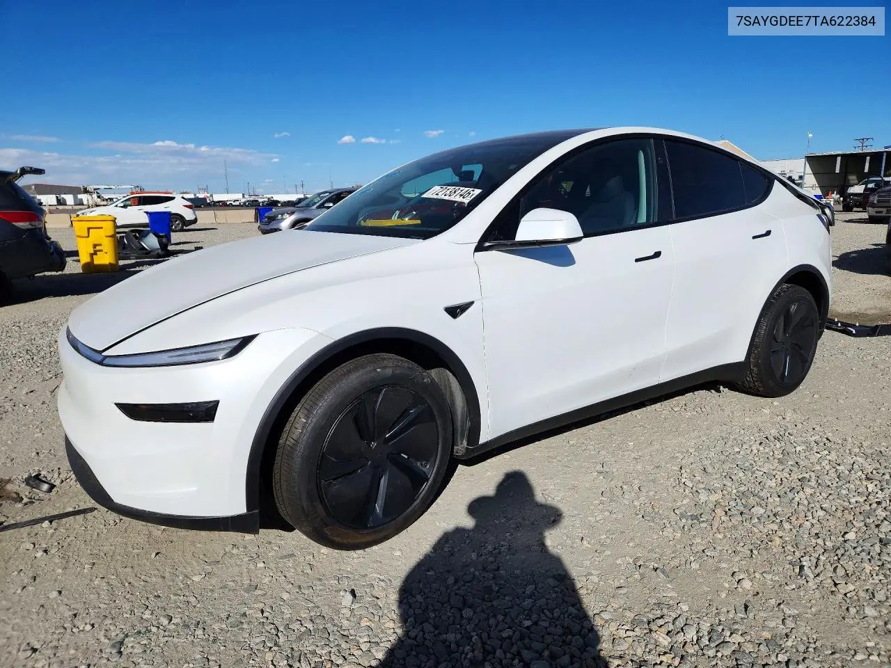 TESLA MODEL Y 2026, VIN 7SAYGDEE7TA622384