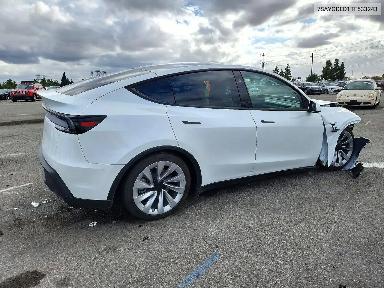 2026 TESLA MODEL Y VIN 7SAYGDED1TF533243 — фото 3