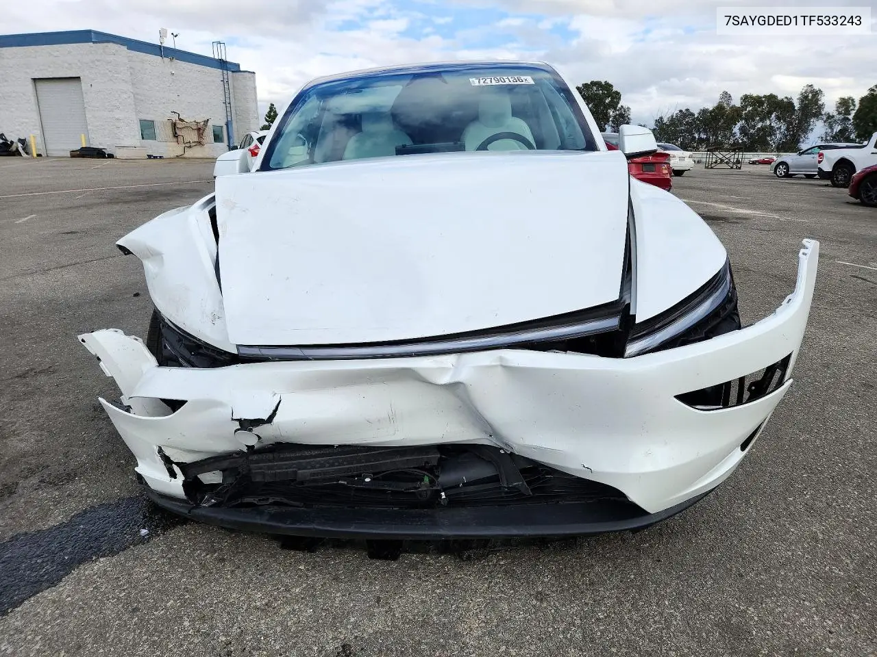 2026 TESLA MODEL Y VIN 7SAYGDED1TF533243 — фото 5