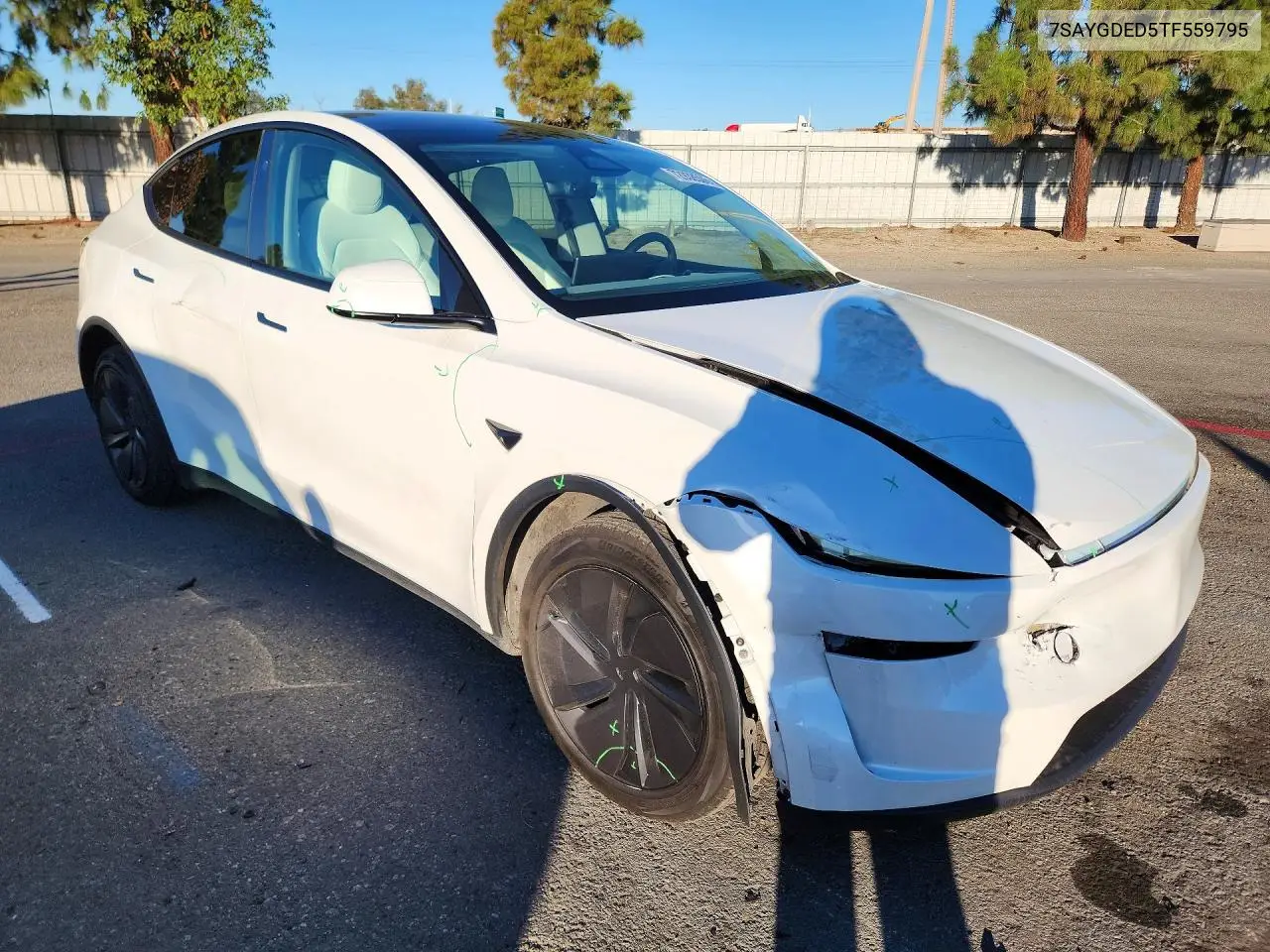 2026 TESLA MODEL Y VIN 7SAYGDED5TF559795 — фото 4