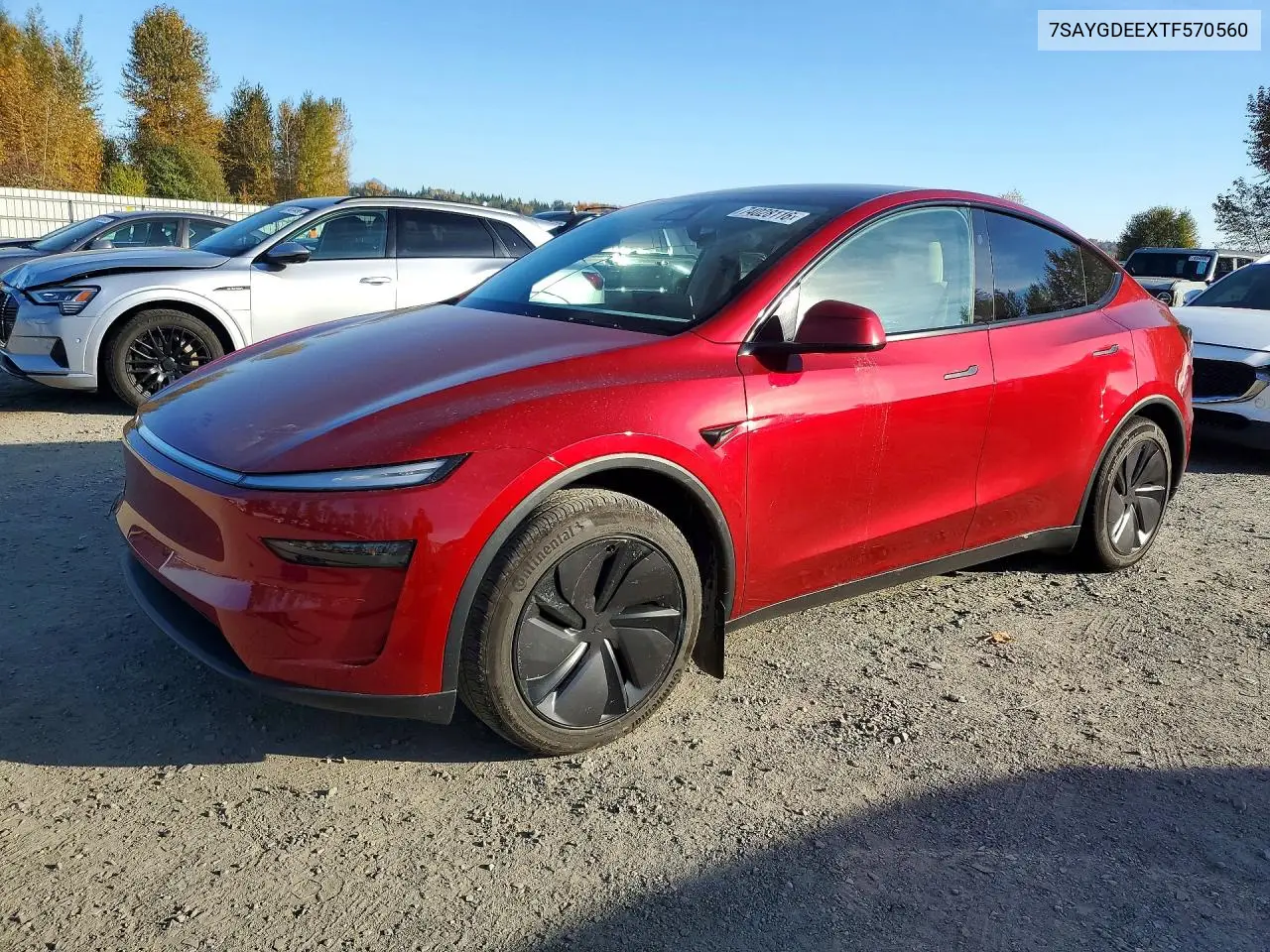 TESLA MODEL Y 2026, VIN 7SAYGDEEXTF570560
