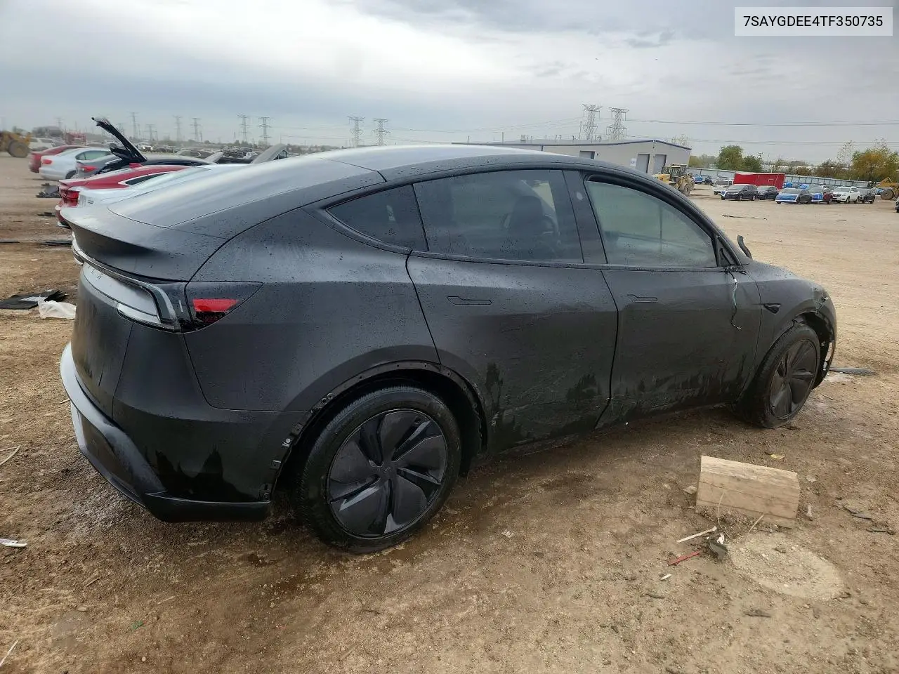 2026 TESLA MODEL Y VIN 7SAYGDEE4TF350735 — фото 3