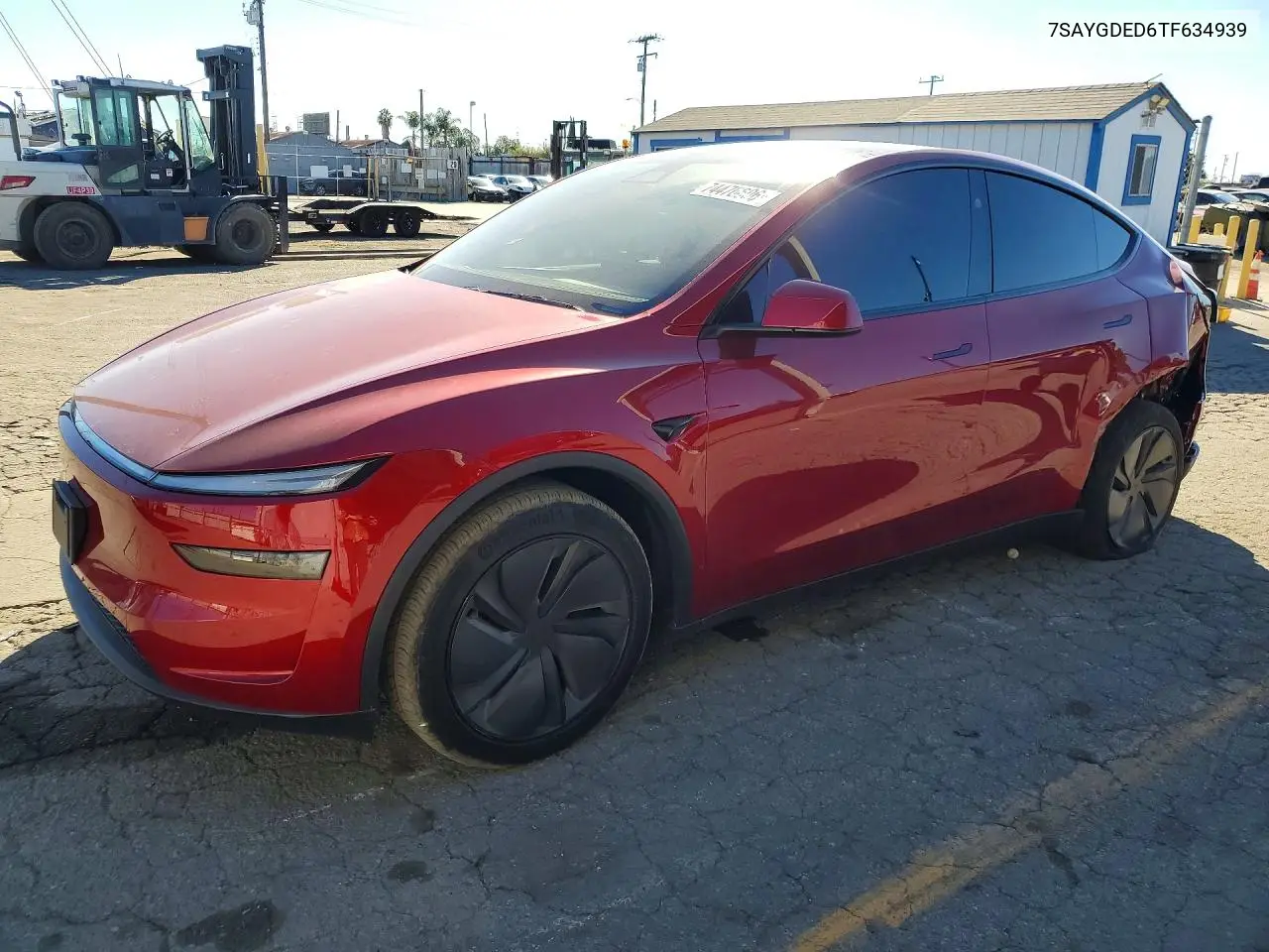 TESLA MODEL Y 2026, VIN 7SAYGDED6TF634939