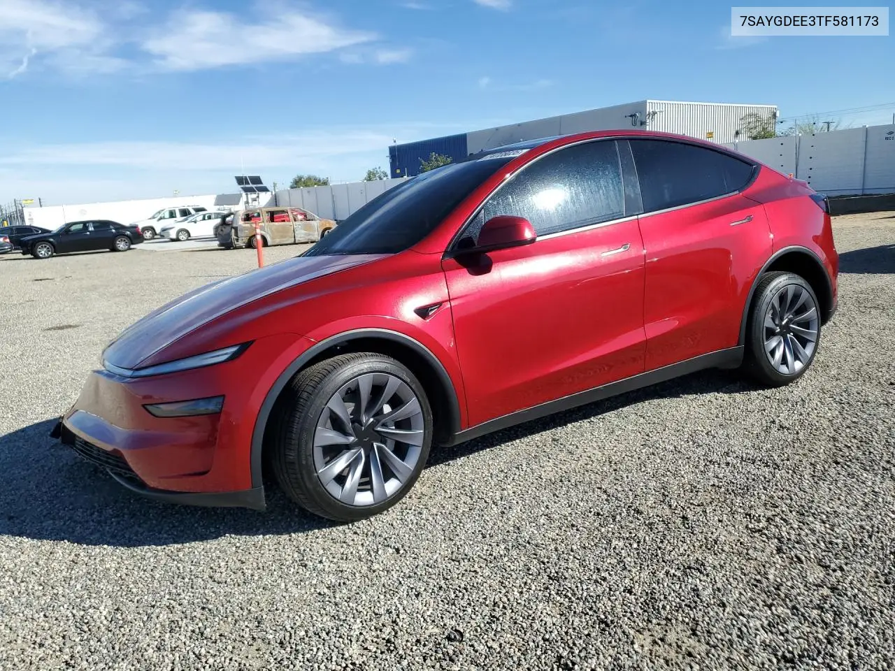 TESLA MODEL Y 2026, VIN 7SAYGDEE3TF581173