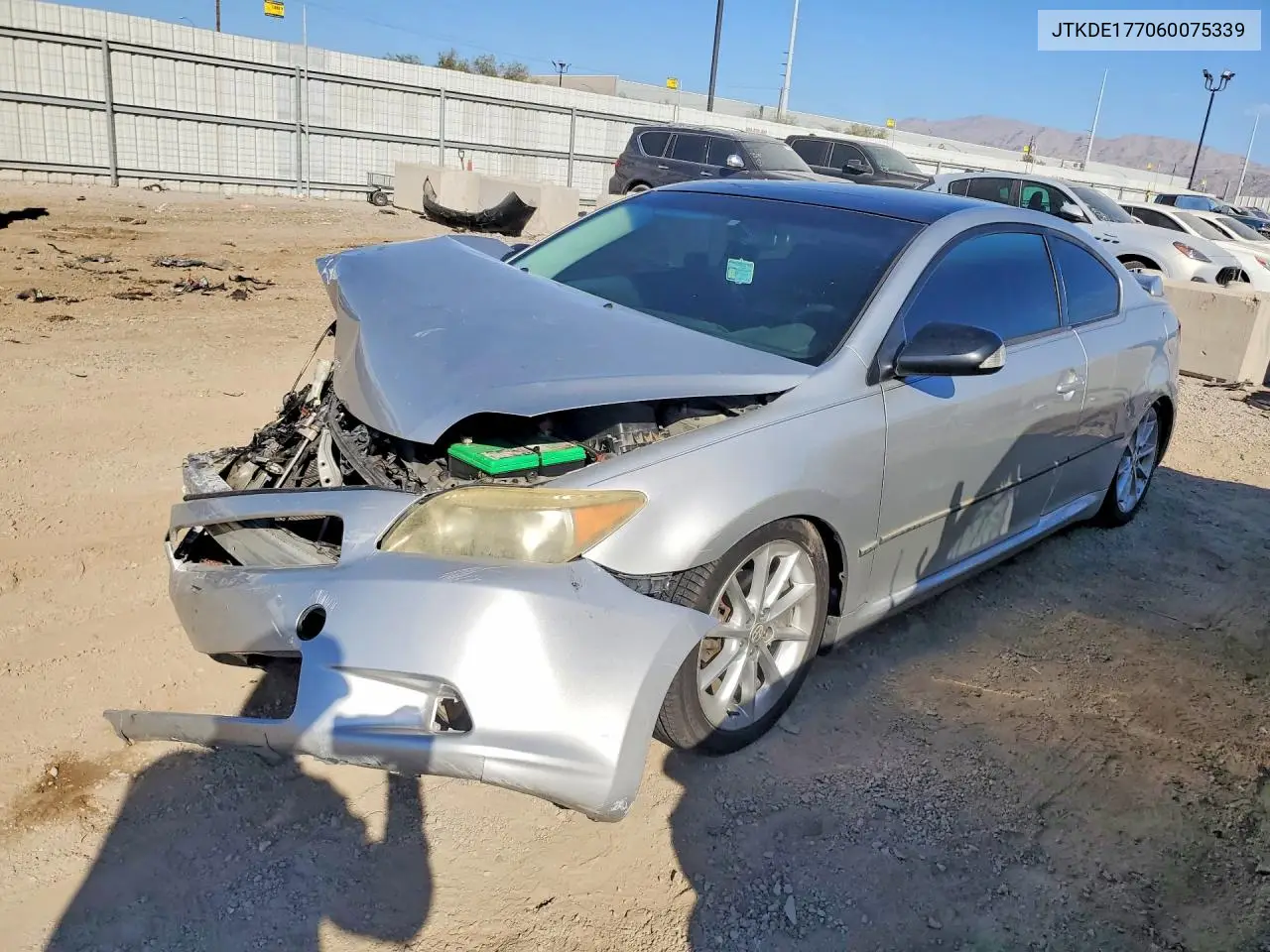 TOYOTA N/A 2006, VIN JTKDE177060075339