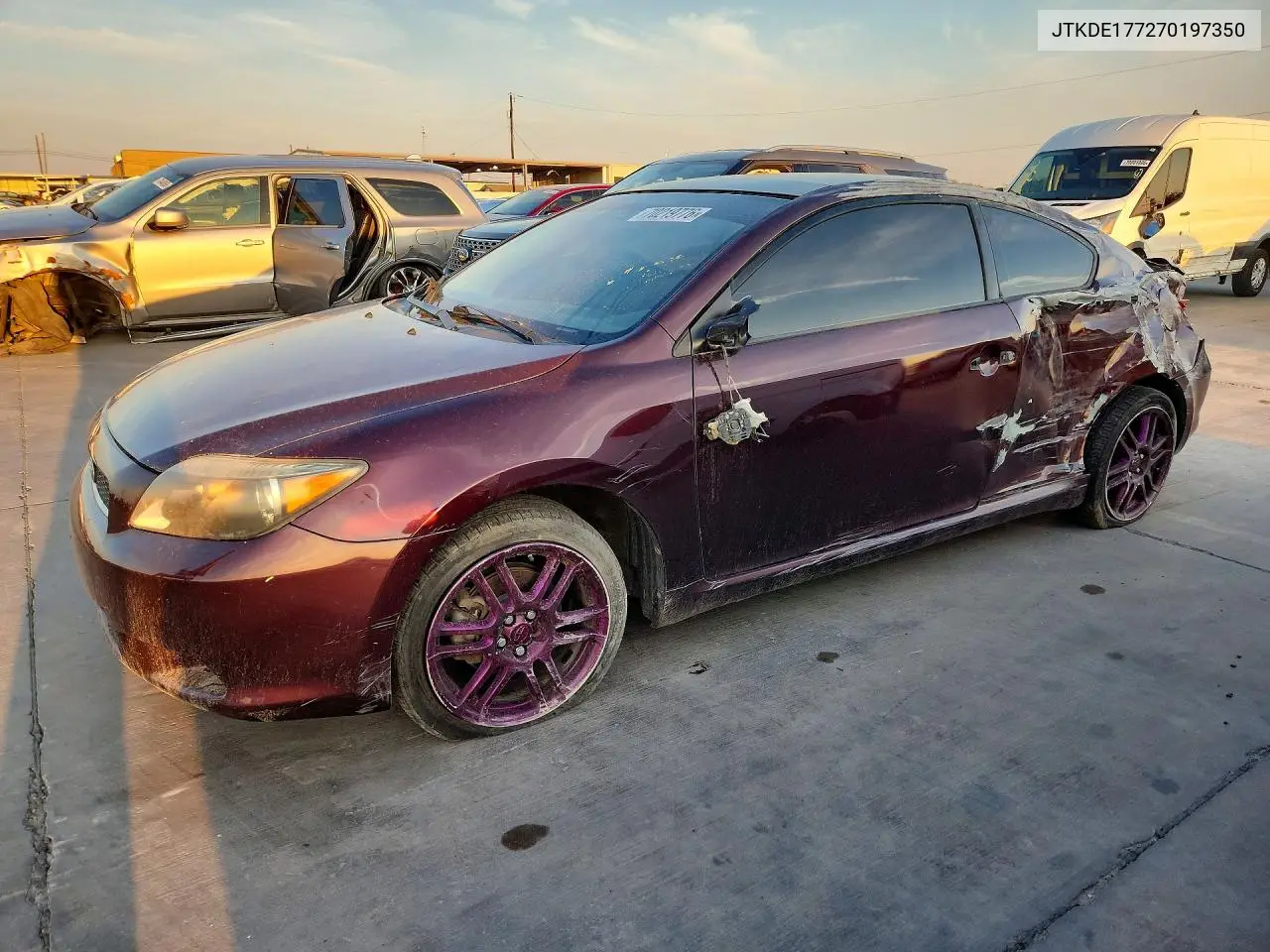 TOYOTA N/A 2007, VIN JTKDE177270197350
