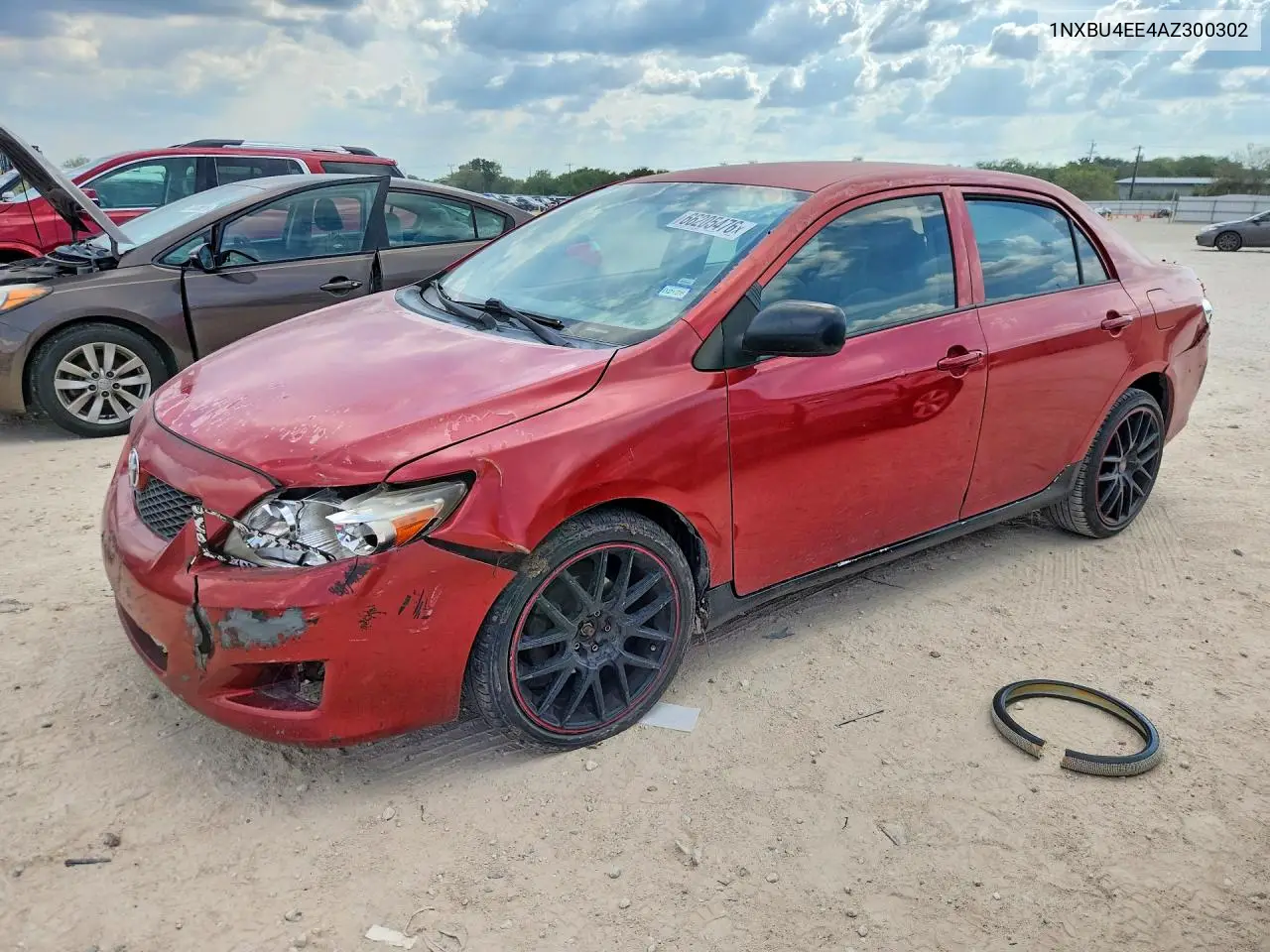 TOYOTA COROLLA 2010, VIN 1NXBU4EE4AZ300302
