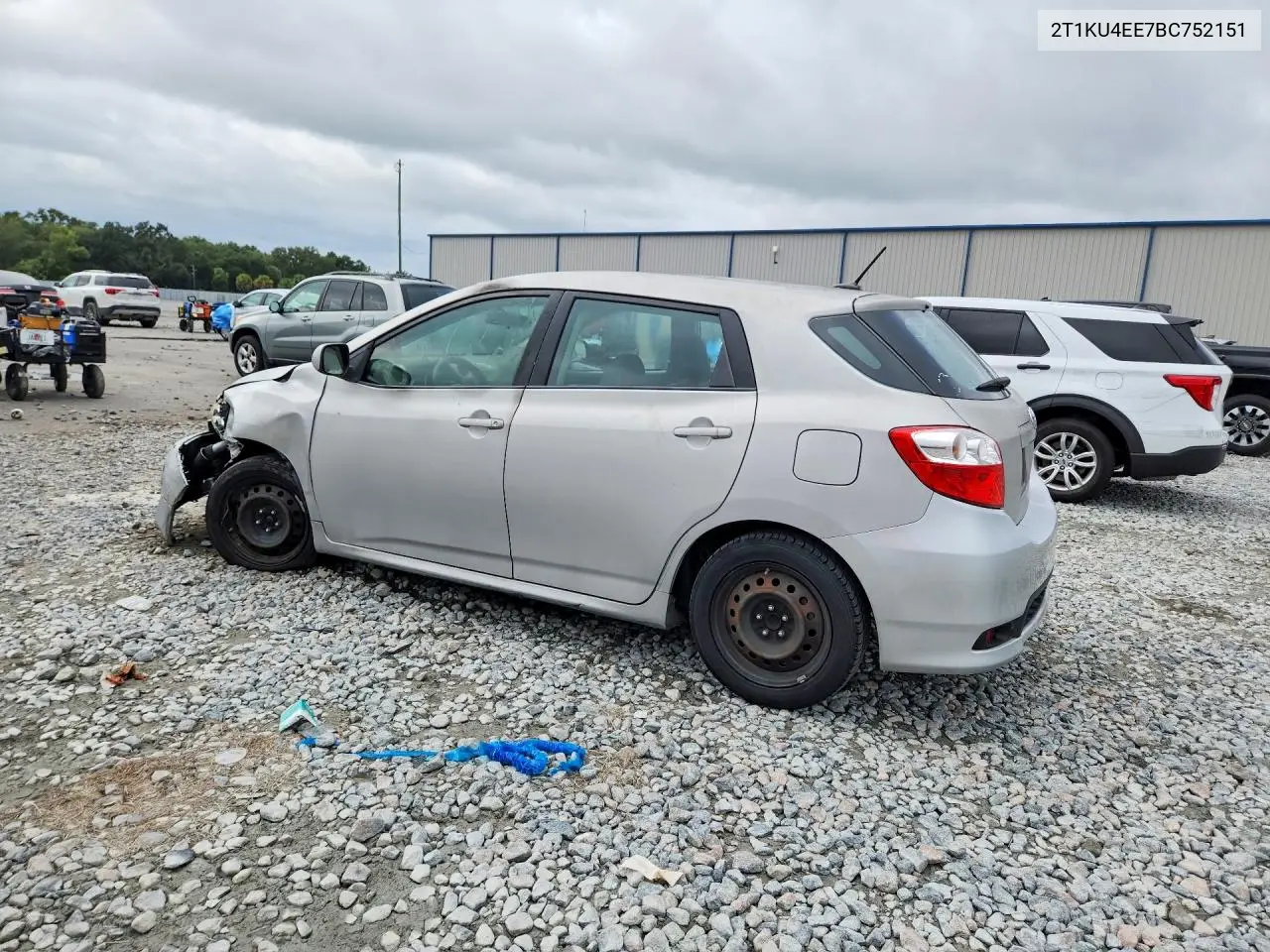 2011 TOYOTA MATRIX VIN 2T1KU4EE7BC752151 — фото 2