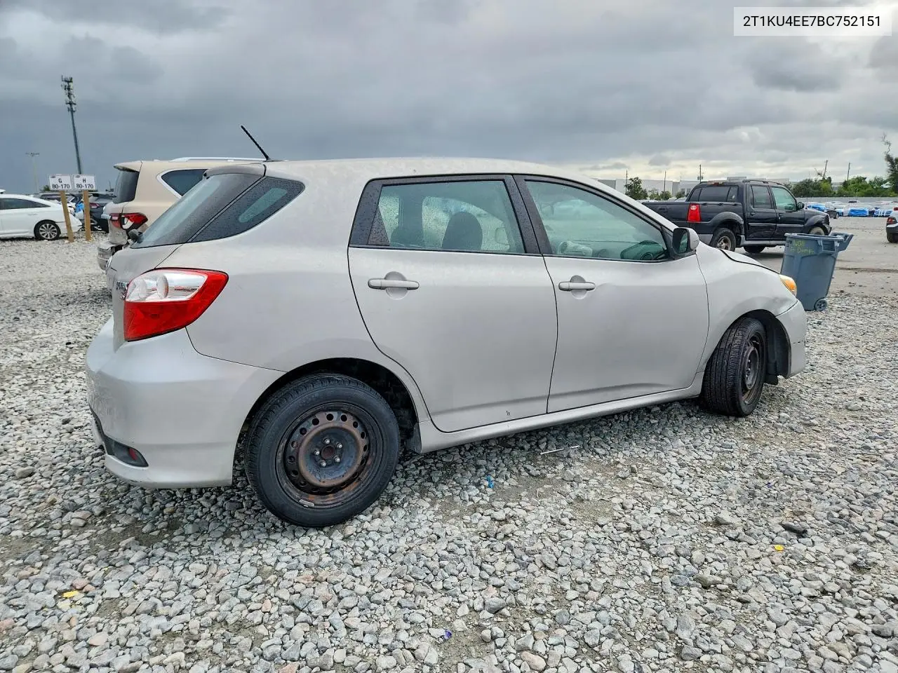 2011 TOYOTA MATRIX VIN 2T1KU4EE7BC752151 — фото 3