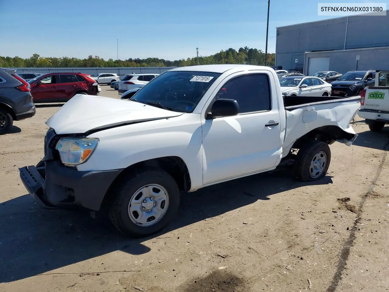 TOYOTA TACOMA 2013, VIN 5TFNX4CN6DX031380