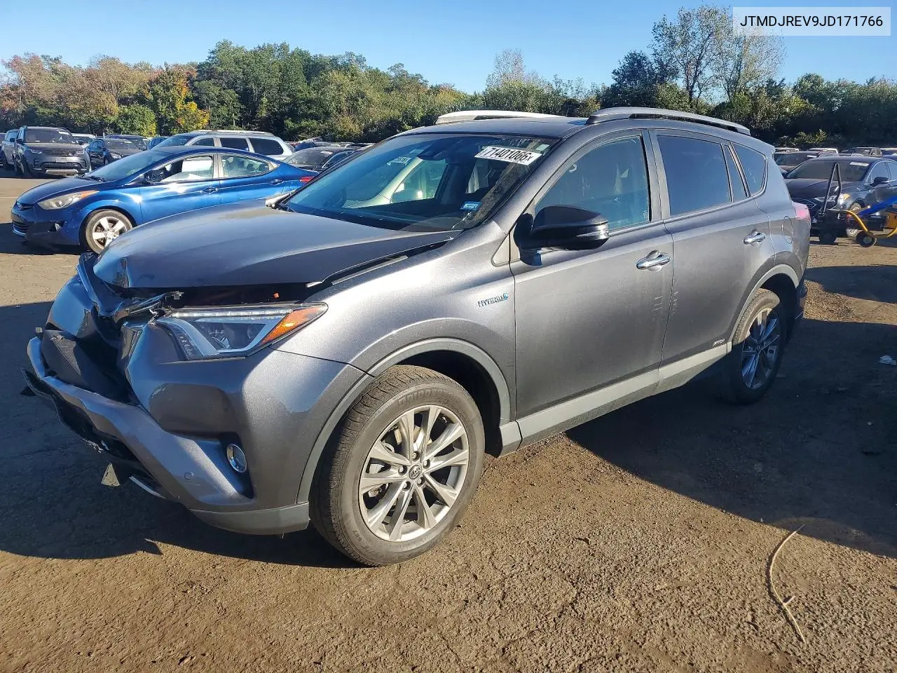 TOYOTA RAV 4 2018, VIN JTMDJREV9JD171766