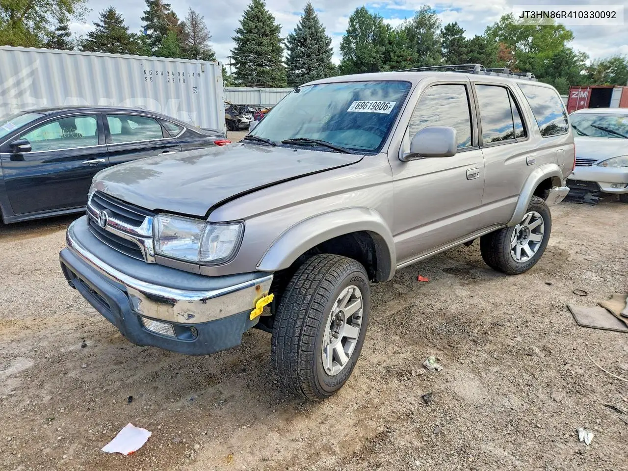 TOYOTA 4RUNNER 2001, VIN JT3HN86R410330092