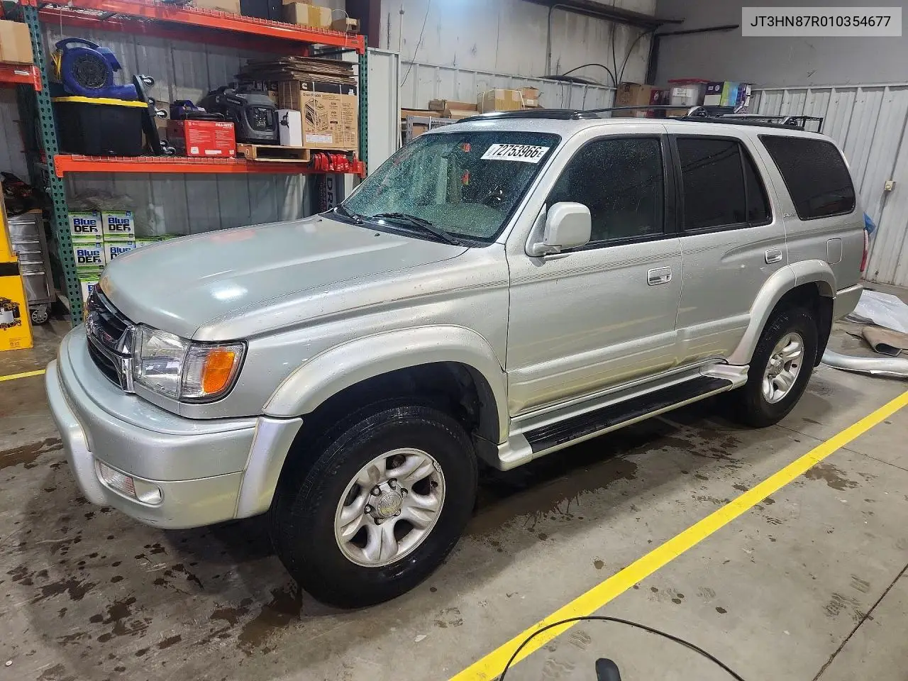 TOYOTA 4RUNNER 2001, VIN JT3HN87R010354677