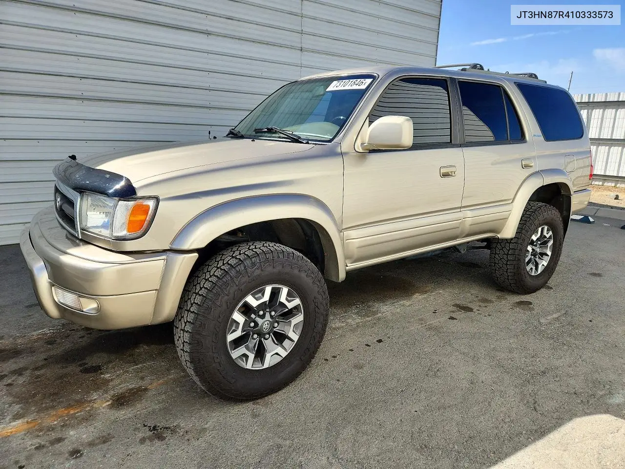 TOYOTA 4RUNNER 2001, VIN JT3HN87R410333573