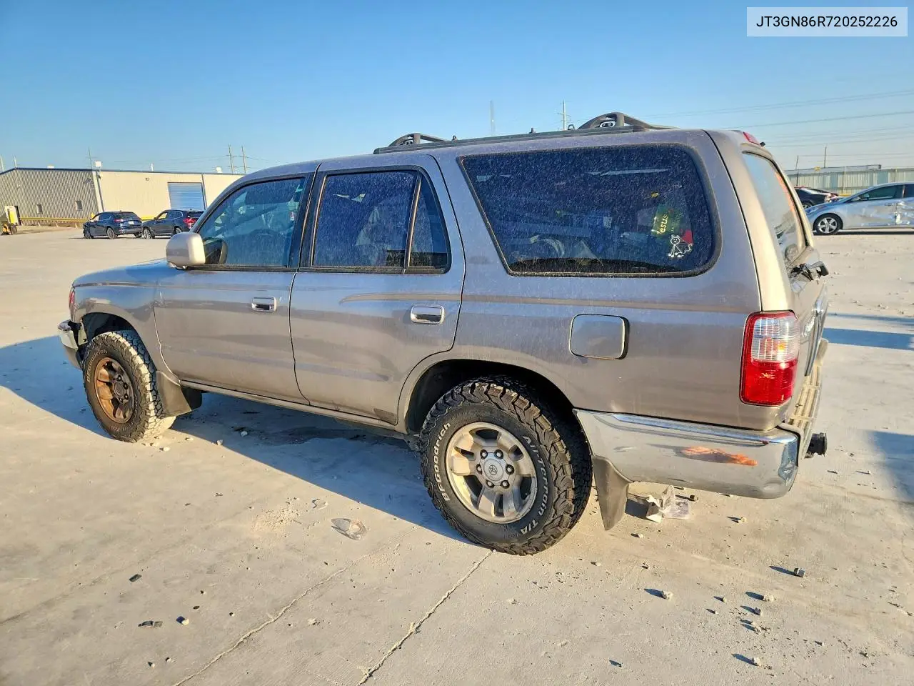 2002 TOYOTA 4RUNNER VIN JT3GN86R720252226 — фото 2