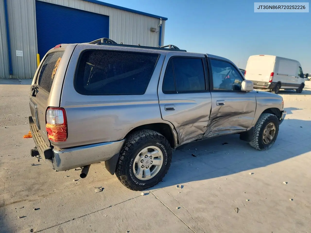 2002 TOYOTA 4RUNNER VIN JT3GN86R720252226 — фото 3