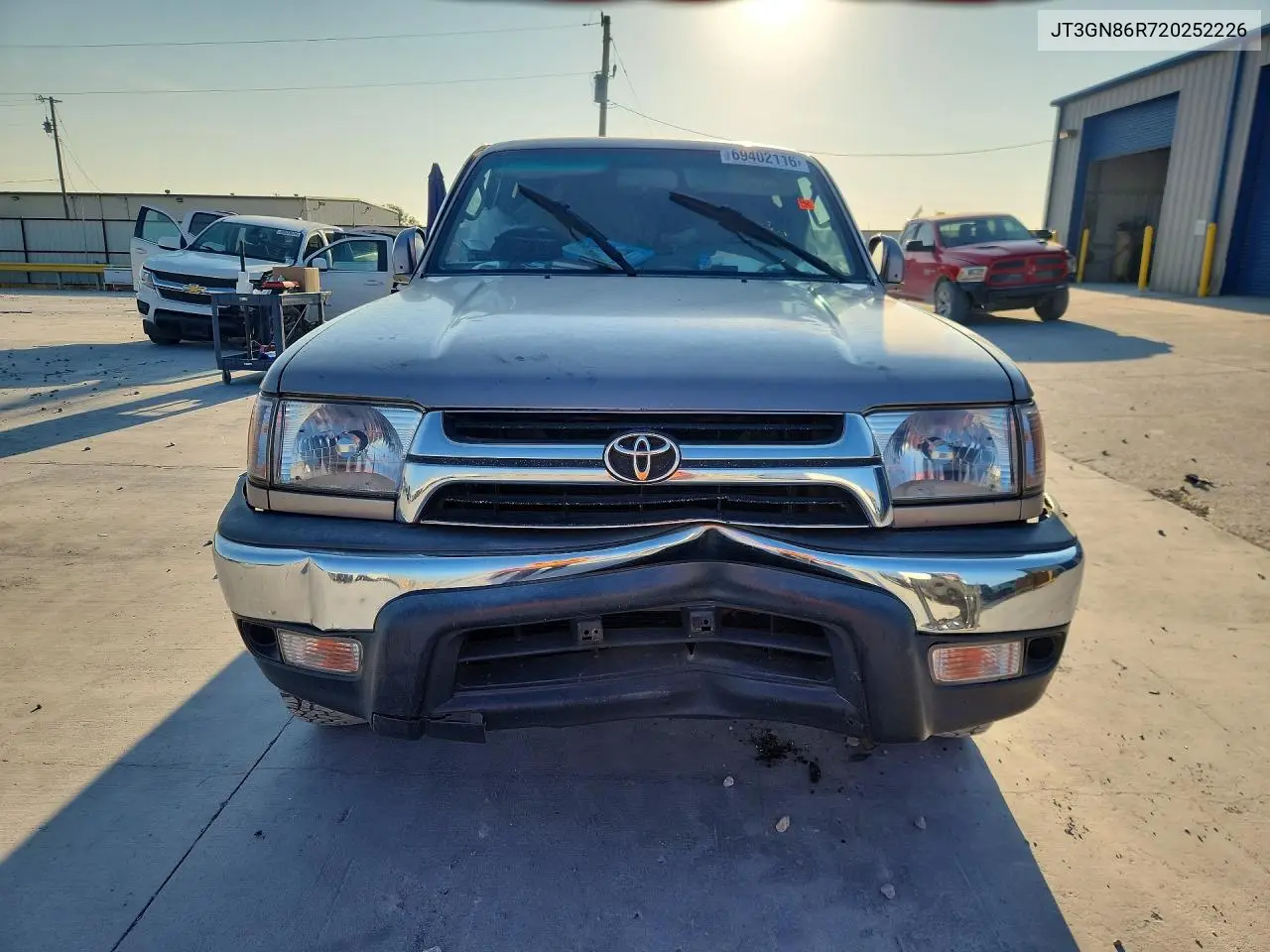 2002 TOYOTA 4RUNNER VIN JT3GN86R720252226 — фото 5