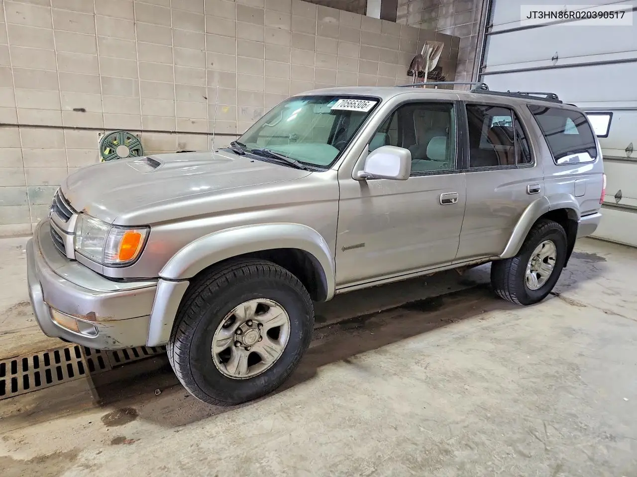 TOYOTA 4RUNNER 2002, VIN JT3HN86R020390517