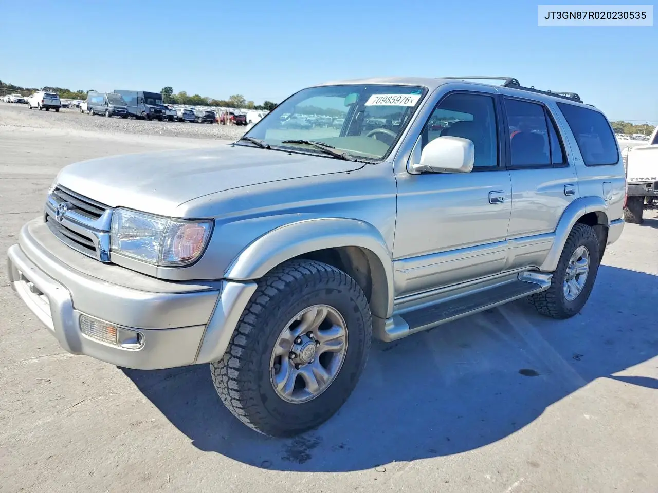 TOYOTA 4RUNNER 2002, VIN JT3GN87R020230535