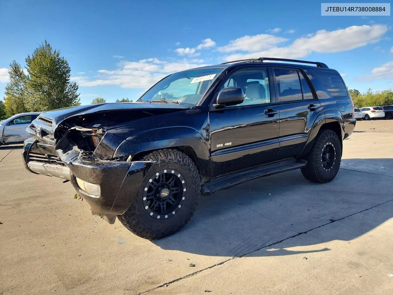 TOYOTA 4RUNNER 2003, VIN JTEBU14R738008884