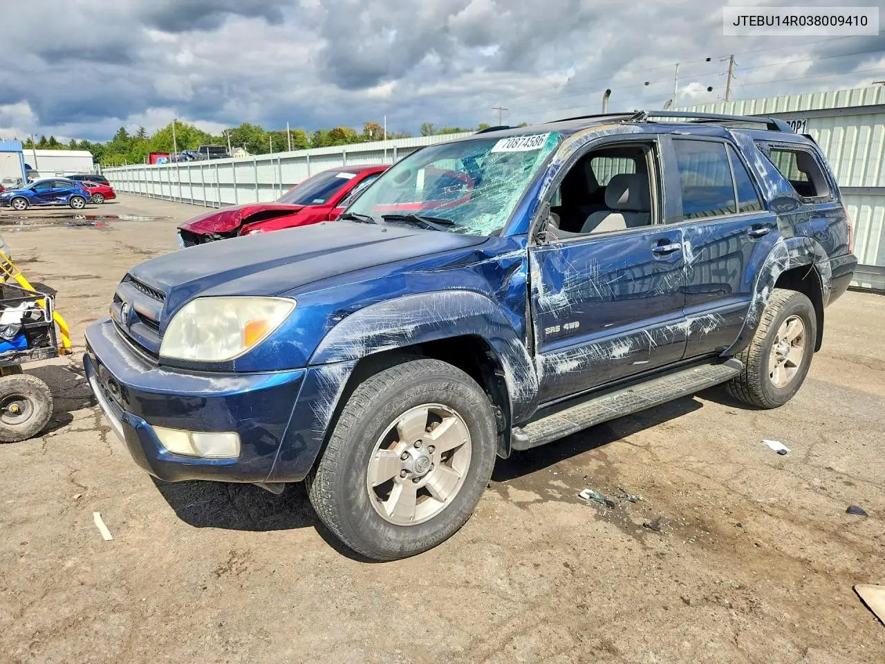 TOYOTA 4RUNNER 2003, VIN JTEBU14R038009410