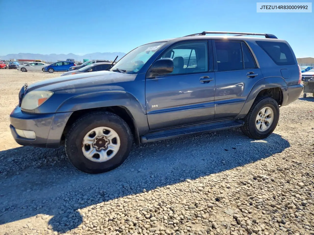 TOYOTA 4RUNNER 2003, VIN JTEZU14R830009992