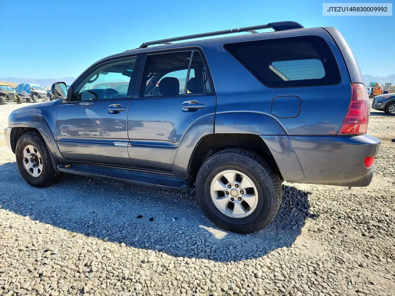 2003 TOYOTA 4RUNNER VIN JTEZU14R830009992 — фото 2