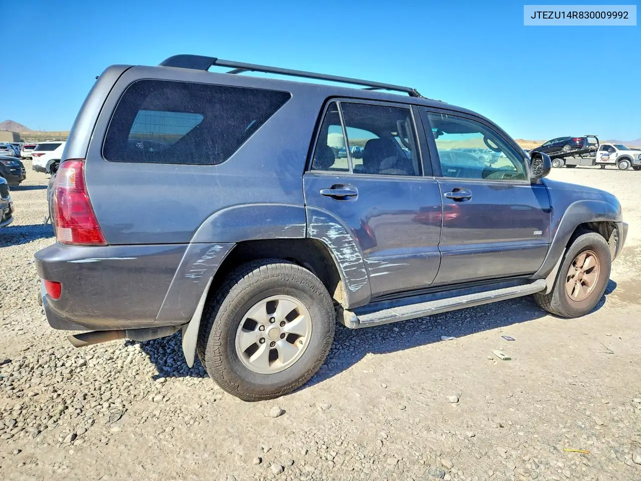 2003 TOYOTA 4RUNNER VIN JTEZU14R830009992 — фото 3