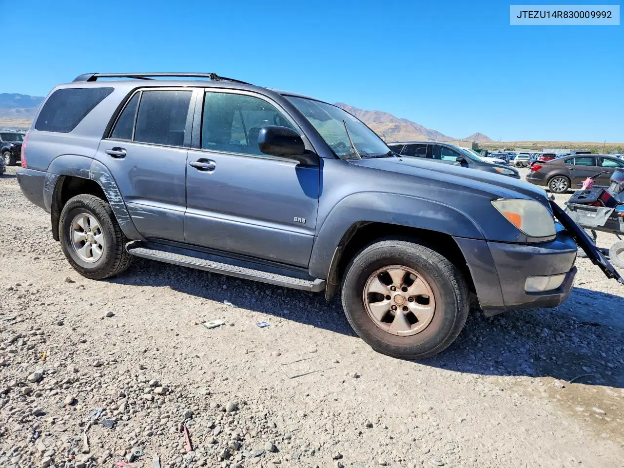 2003 TOYOTA 4RUNNER VIN JTEZU14R830009992 — фото 4