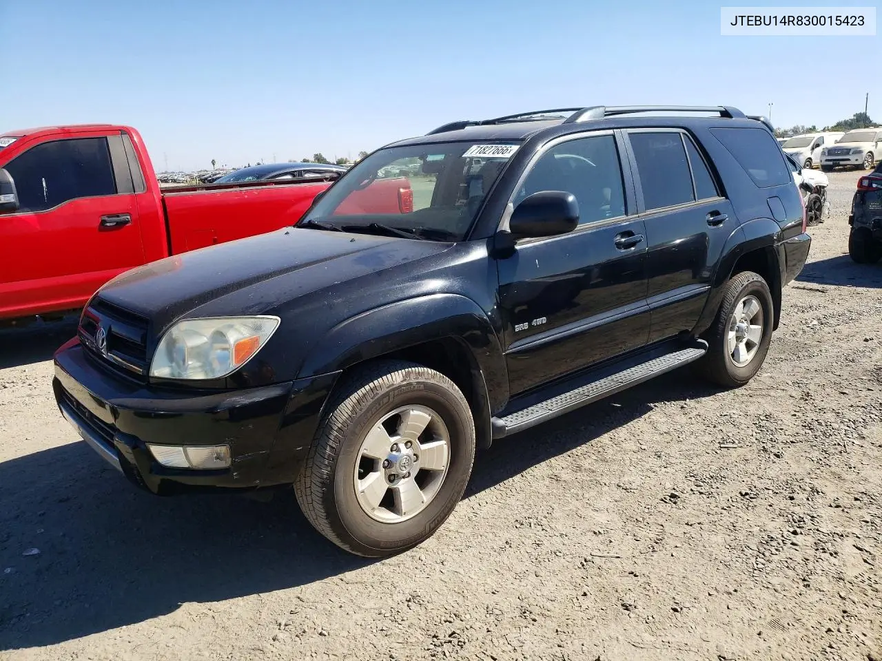 TOYOTA 4RUNNER 2003, VIN JTEBU14R830015423