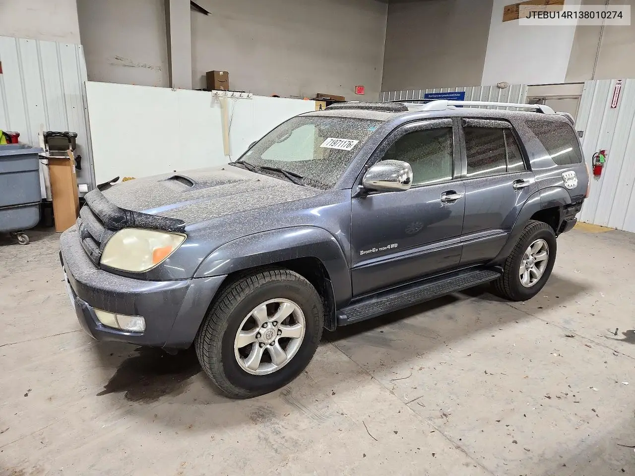 TOYOTA 4RUNNER 2003, VIN JTEBU14R138010274