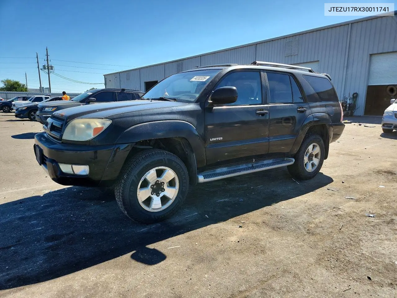 TOYOTA 4RUNNER 2003, VIN JTEZU17RX30011741