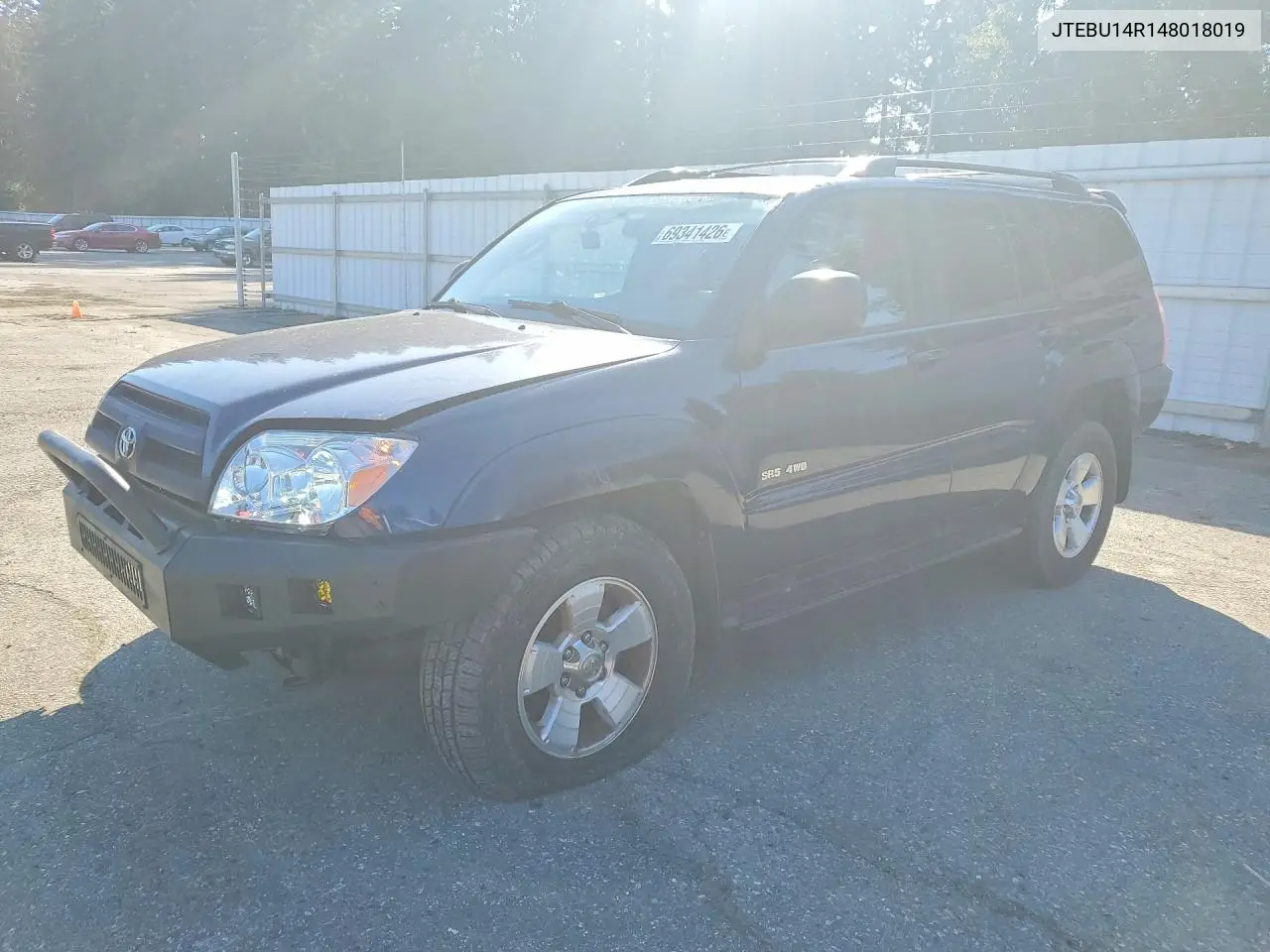 TOYOTA 4RUNNER 2004, VIN JTEBU14R148018019