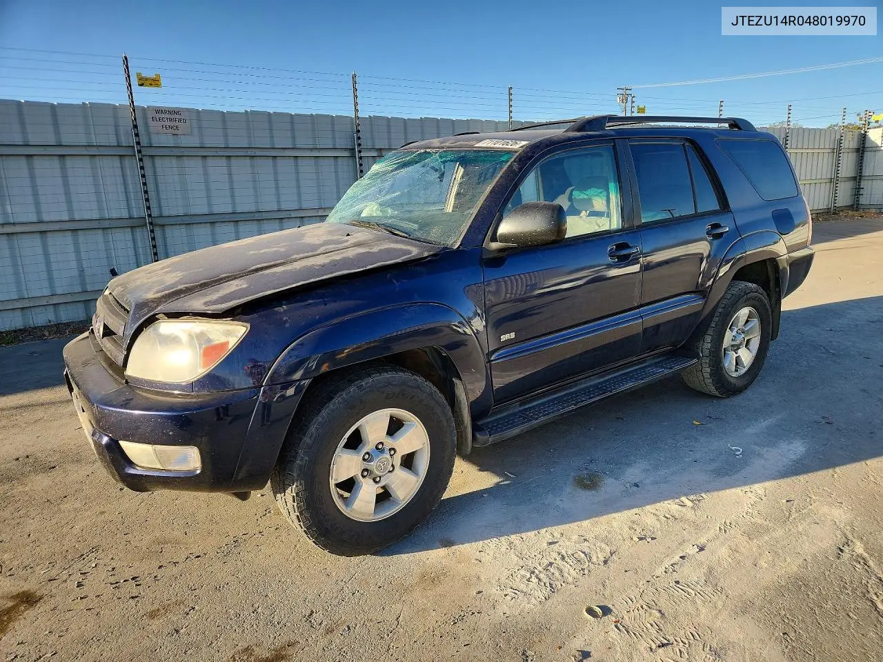 TOYOTA 4RUNNER 2004, VIN JTEZU14R048019970