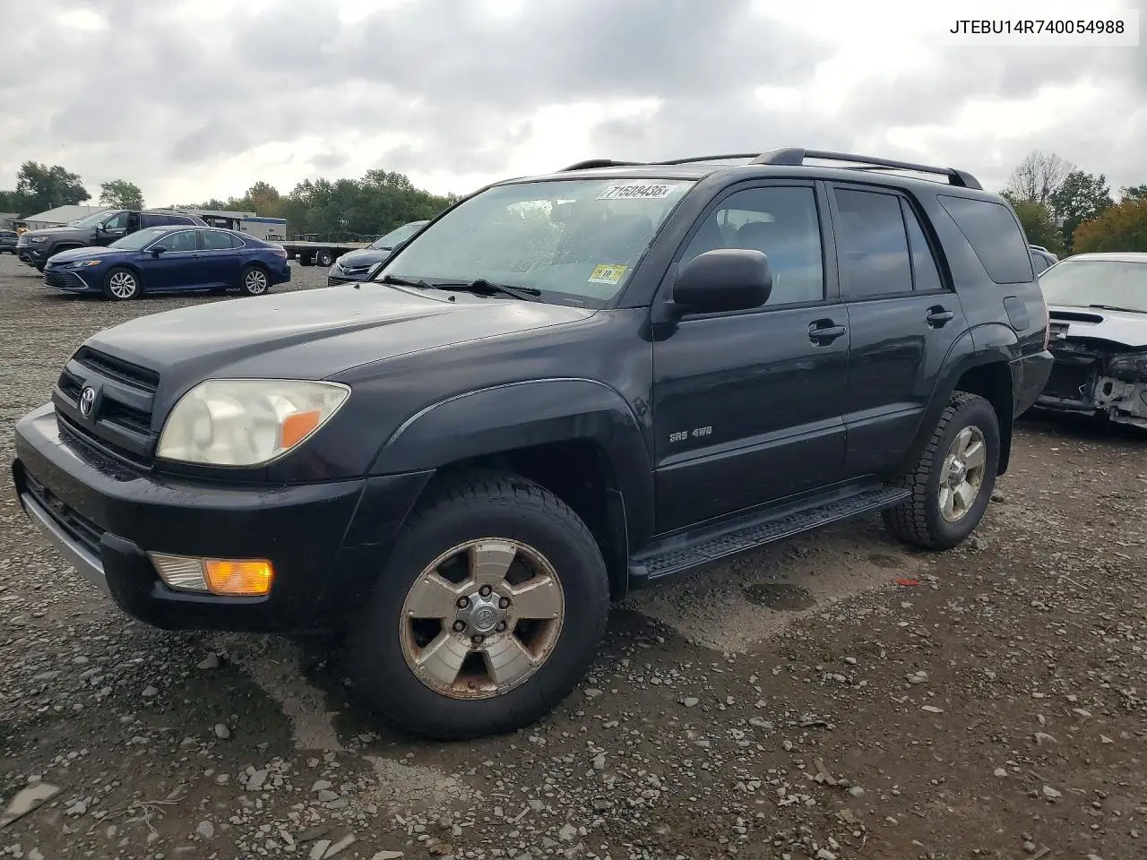 TOYOTA 4RUNNER 2004, VIN JTEBU14R740054988
