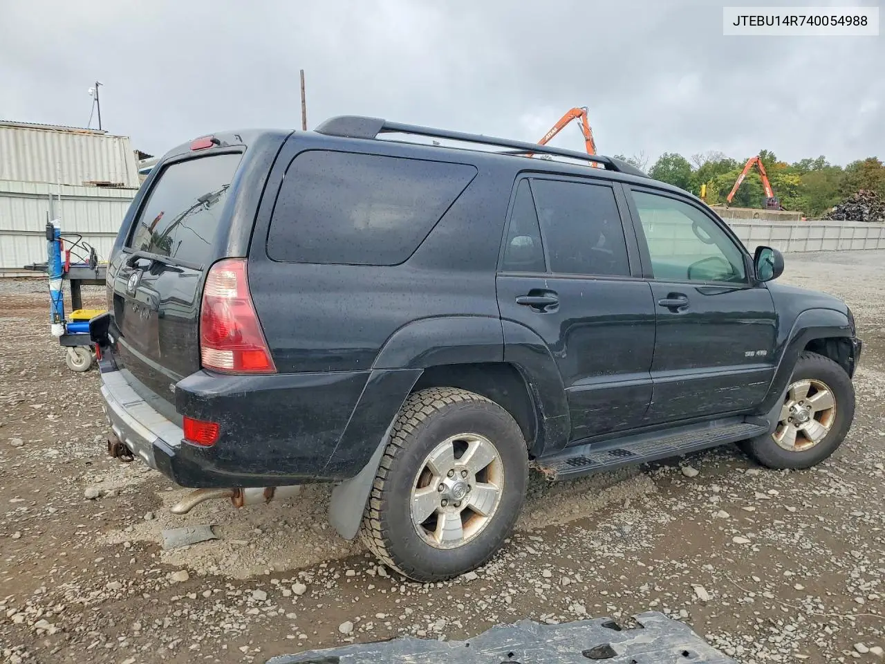 2004 TOYOTA 4RUNNER VIN JTEBU14R740054988 — фото 3