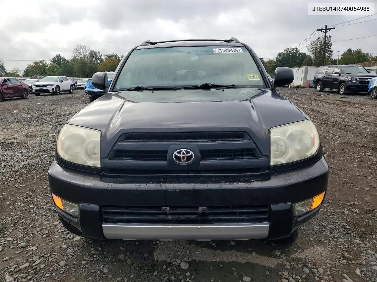 2004 TOYOTA 4RUNNER VIN JTEBU14R740054988 — фото 5
