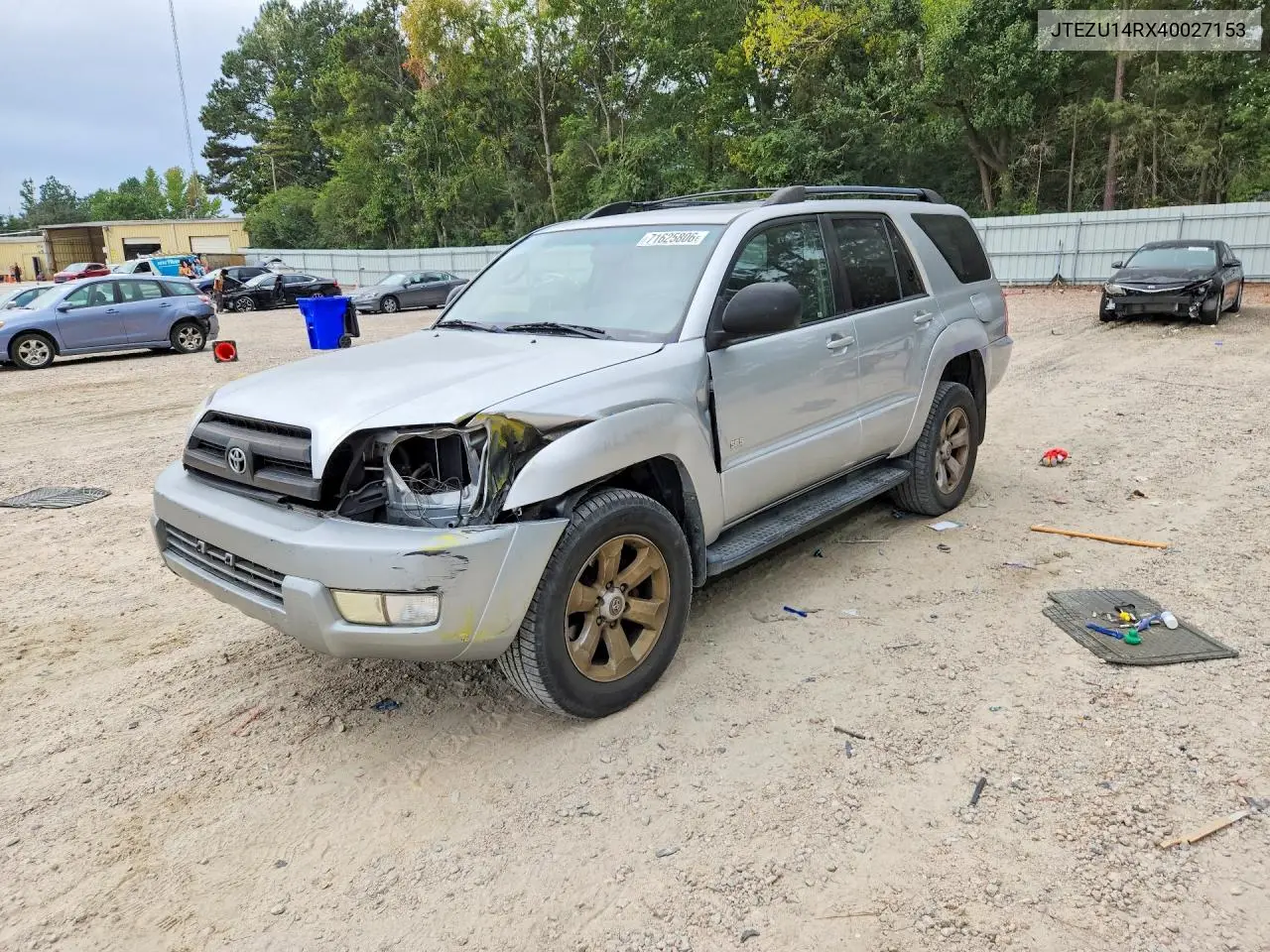 TOYOTA 4RUNNER 2004, VIN JTEZU14RX40027153
